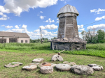Холмогорский карбас в каргопольских водах